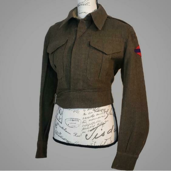 Vintage Other - Vintage 1940s Canadian battle dress blouse serge!